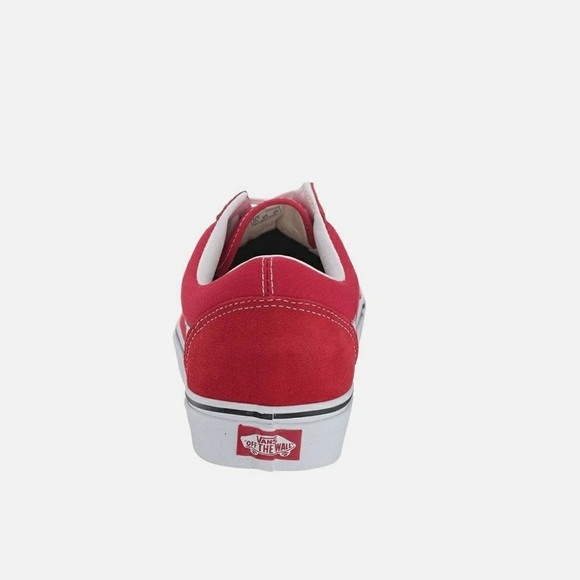 Vans Old Skool Unisex racing red True White size 5.5 women's - Picture 4 of 8